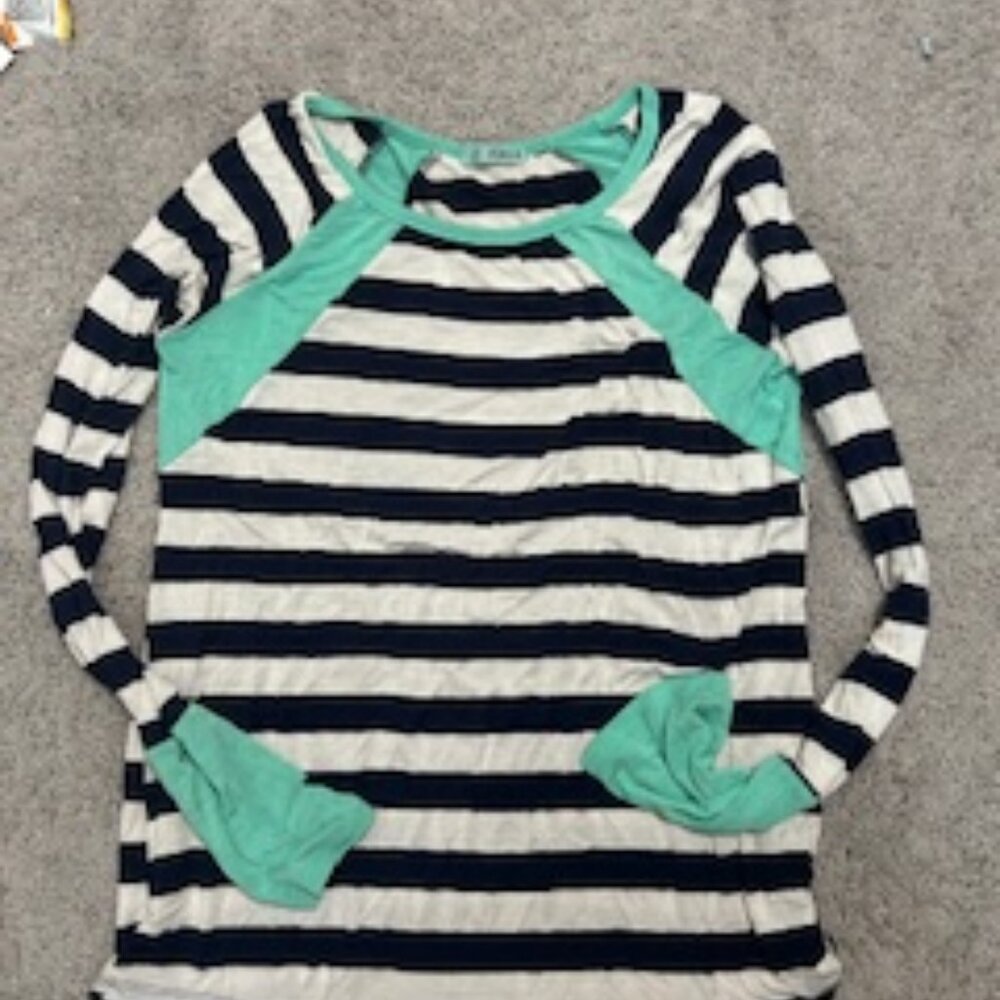 Women's Striped Long Sleeve Shirt